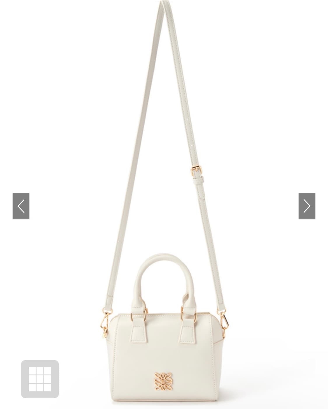 급처분|일본직구|GRL|2way 모노그램 보스턴백(아이보리색) 상품이미지4