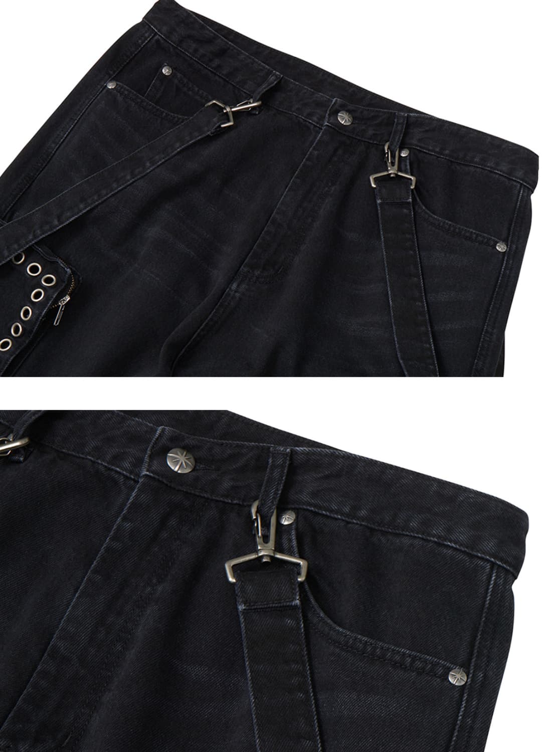 틸던 본디지 카고팬츠 블랙 미듐 상품이미지3