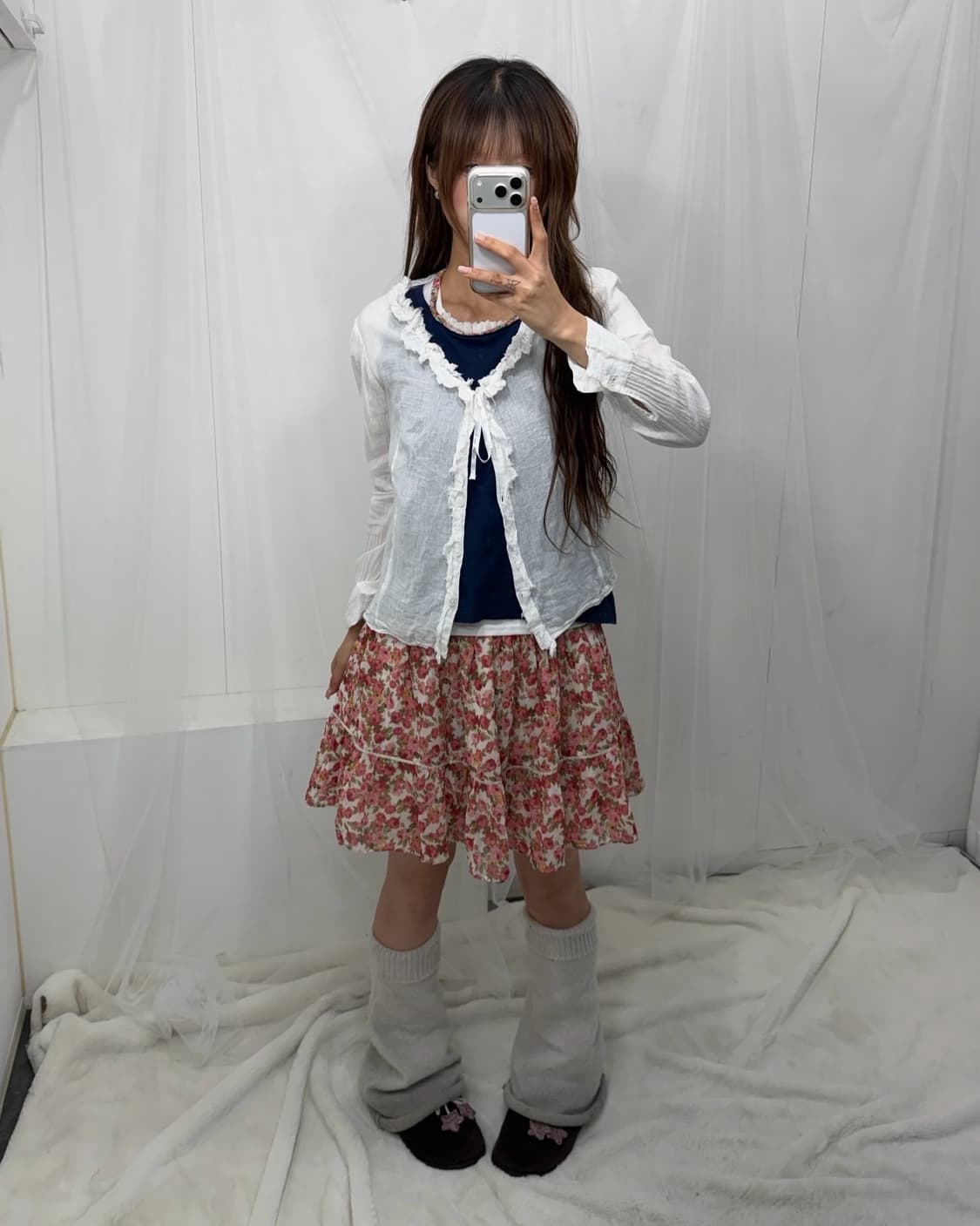 𖤐로즈 네이비 밀크 코디set𖤐 상품이미지1