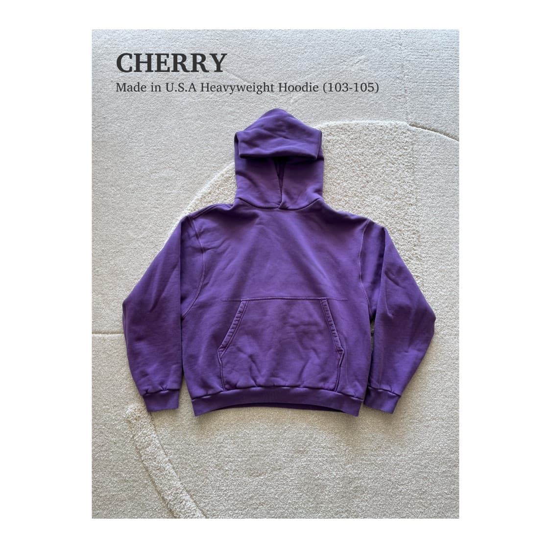 체리 로스앤젤로스 헤비웨이트 후드 (103-105) 상품이미지1