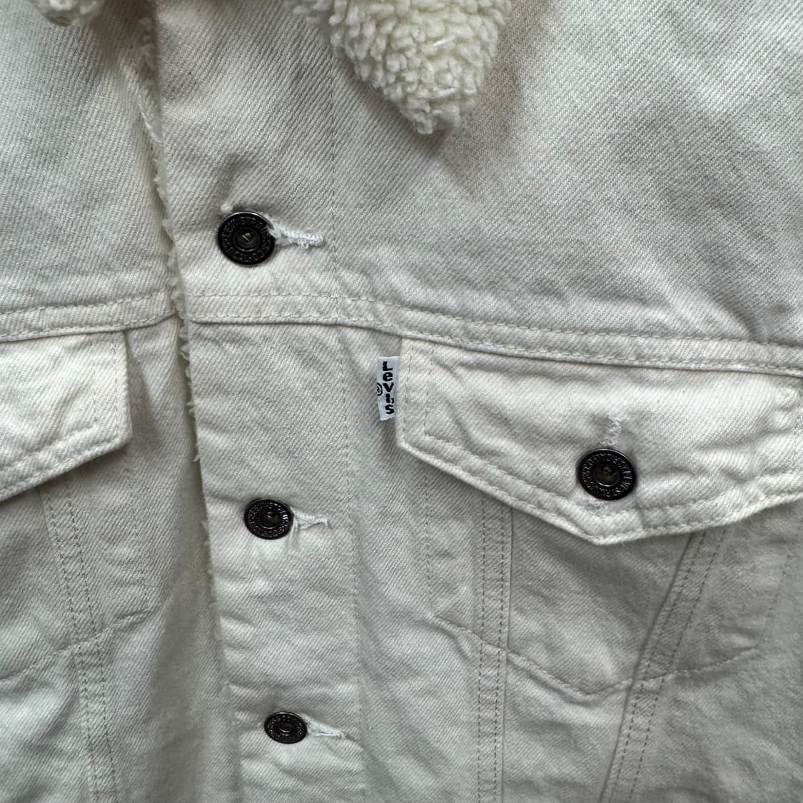 리바이스 타입 3 쉐르파 트러커 자켓 화이트 상품이미지5