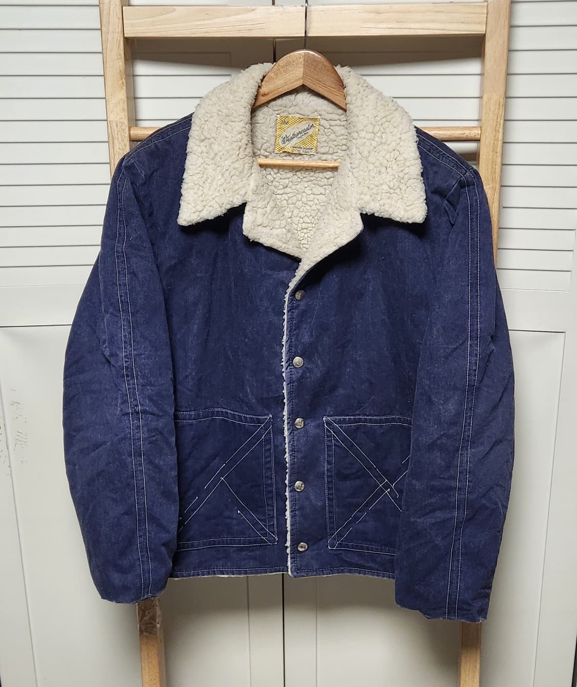 빈티지 Weathercaster 쉐르파 데님 자켓 상품이미지1