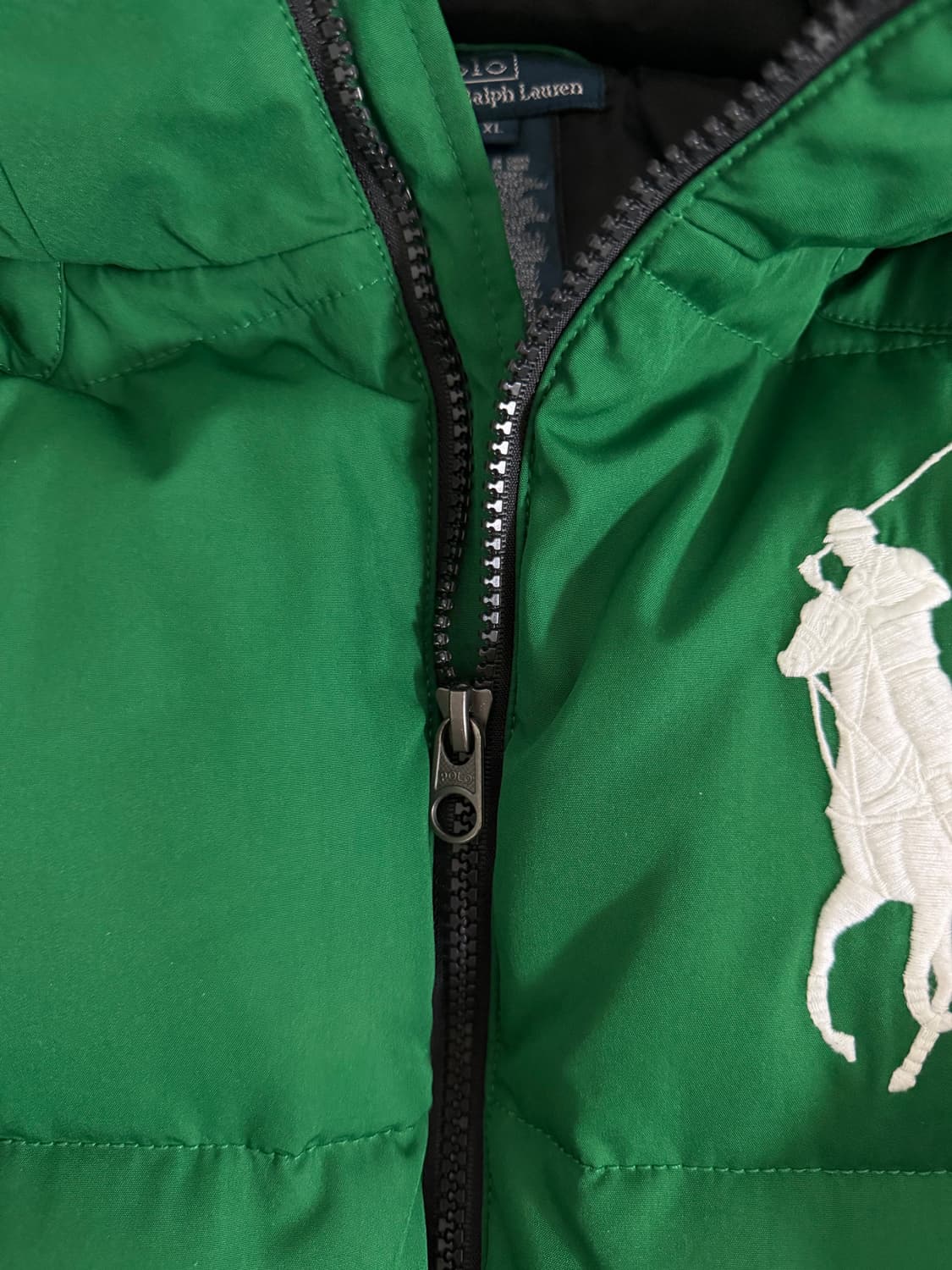 폴로 그린 패딩 상품이미지3