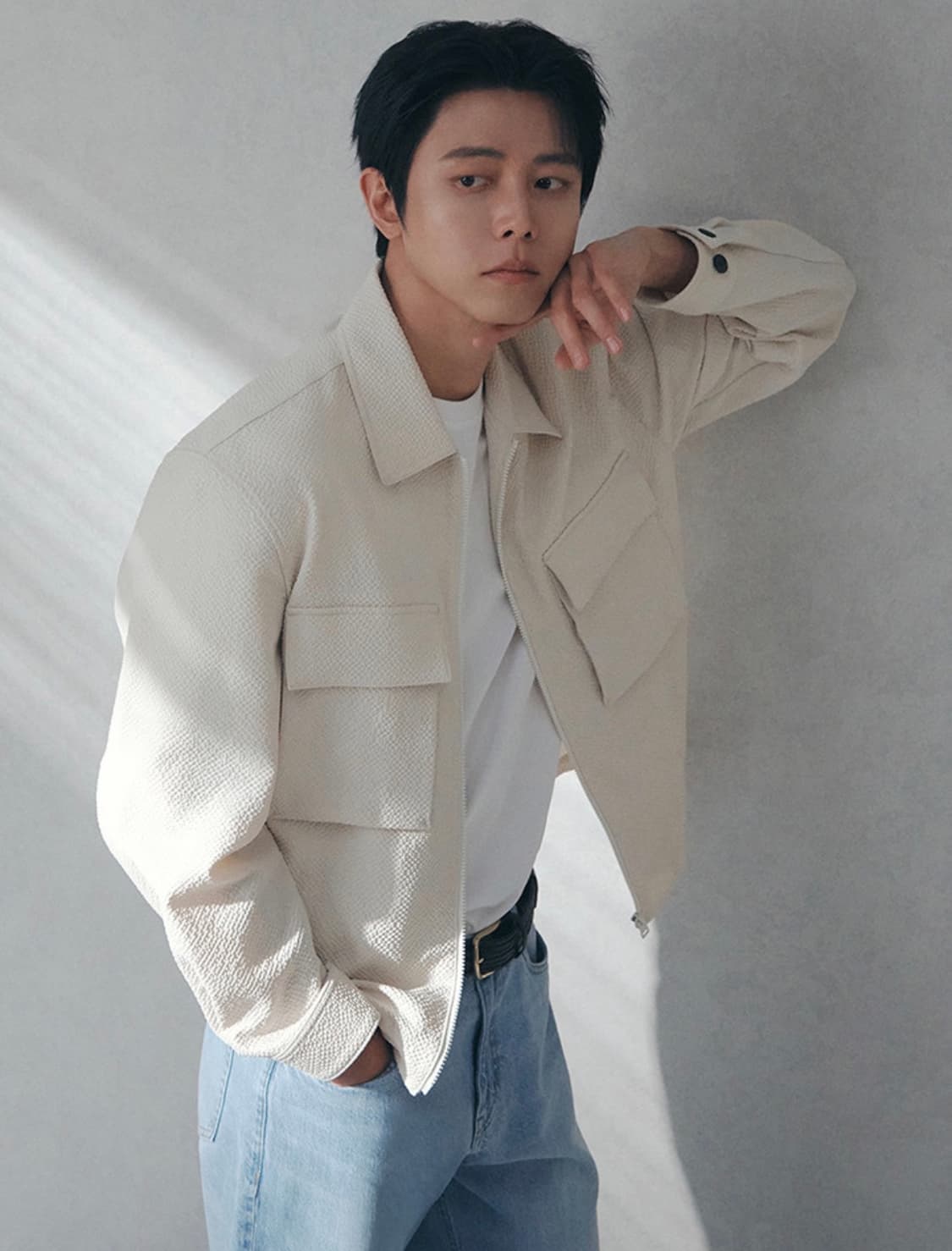 지오지아 시어서커 트러커 자켓 상품이미지1