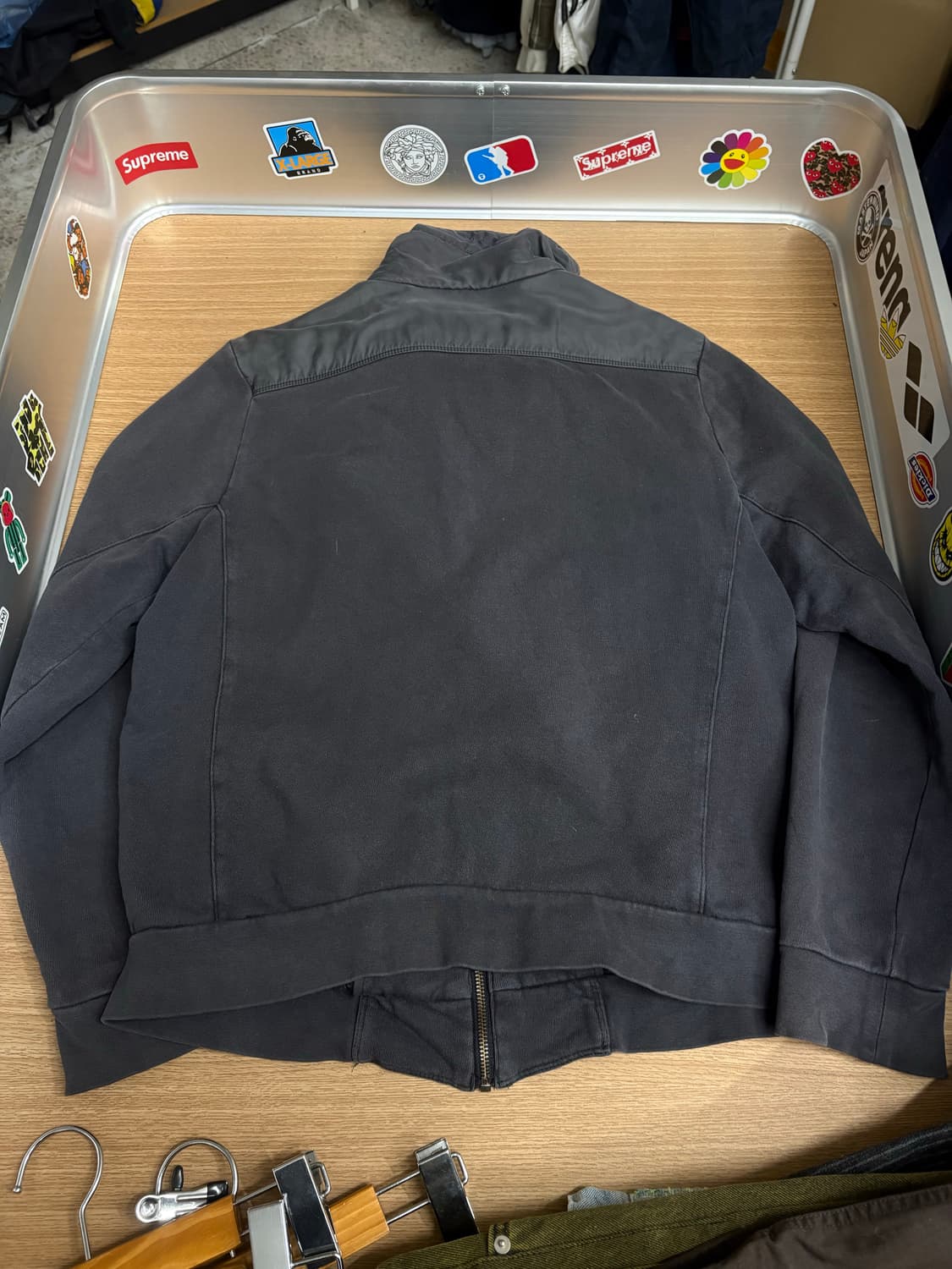 캘빈클라인00s 하이넥 워싱데미지 집업 상품이미지5