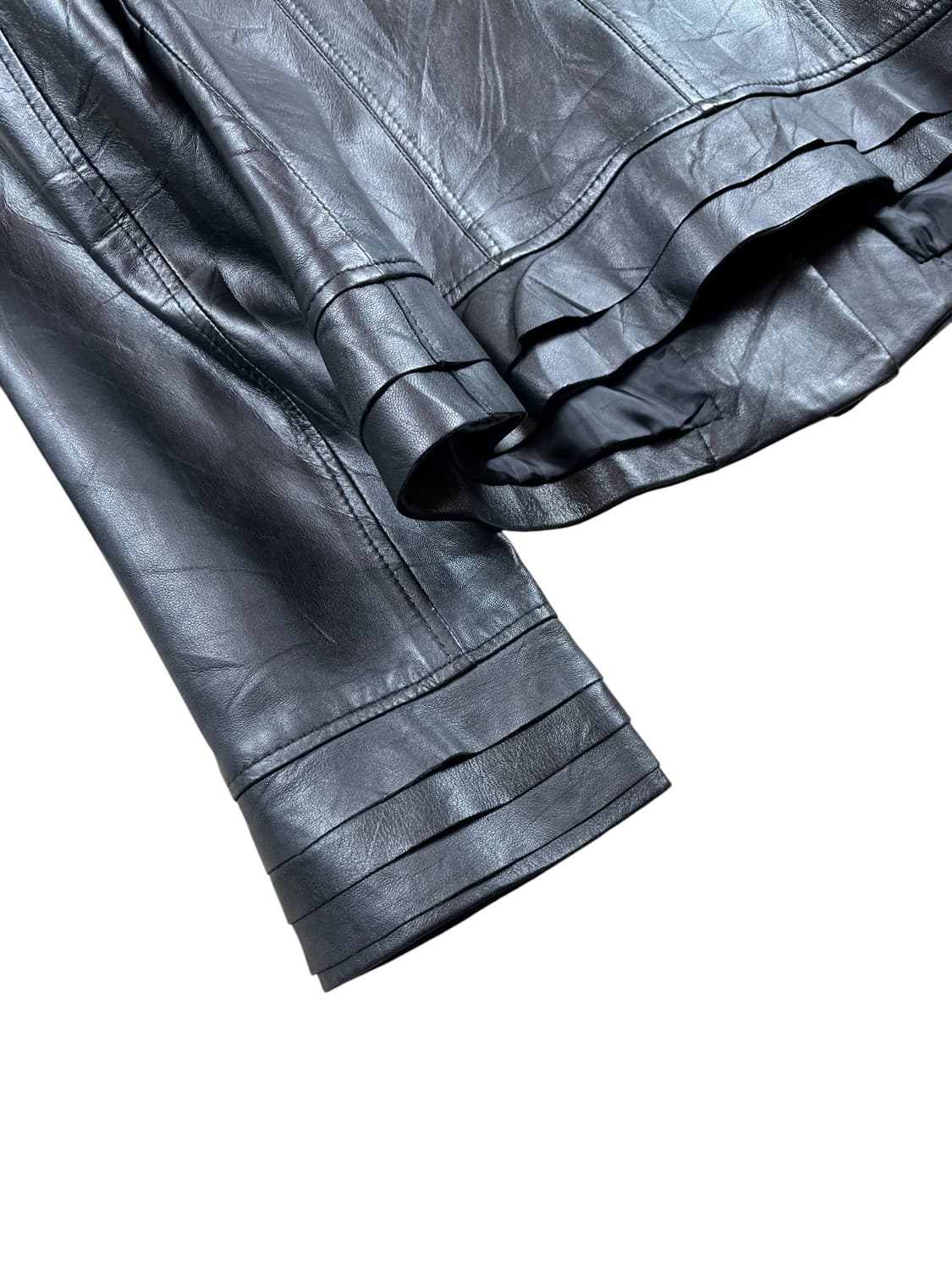 Vintage 양가죽 크롭 자켓 상품이미지6