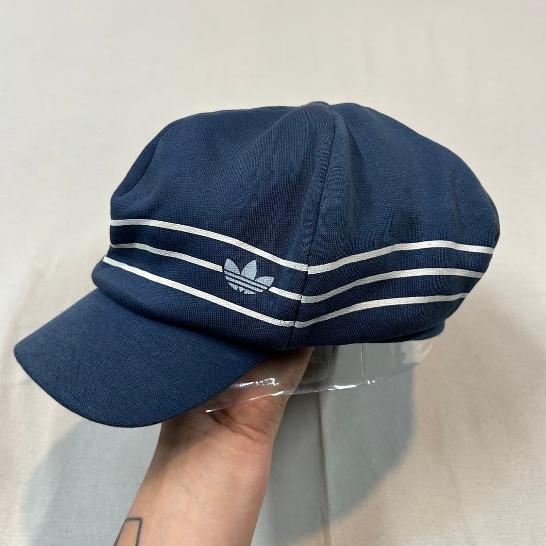 아디다스 빈티지 네이비 캐스킷 캡 모자 상품이미지3