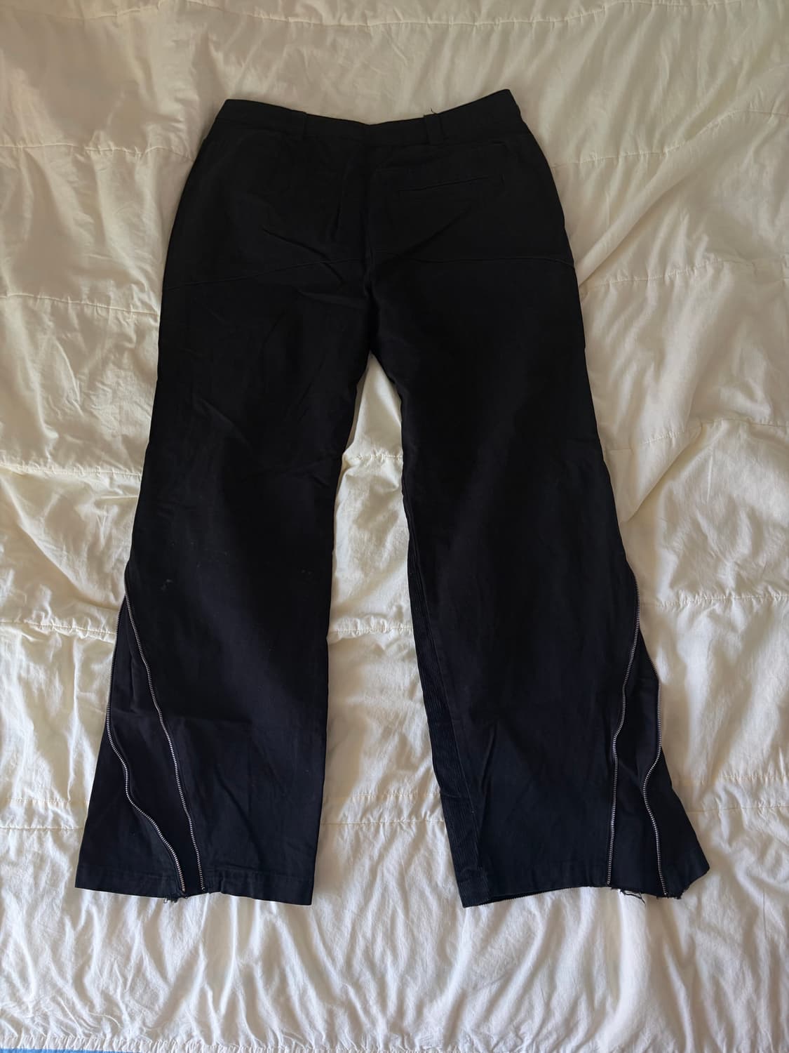 [L] 더콜디스트모먼트 지퍼팬츠 (black) 상품이미지5