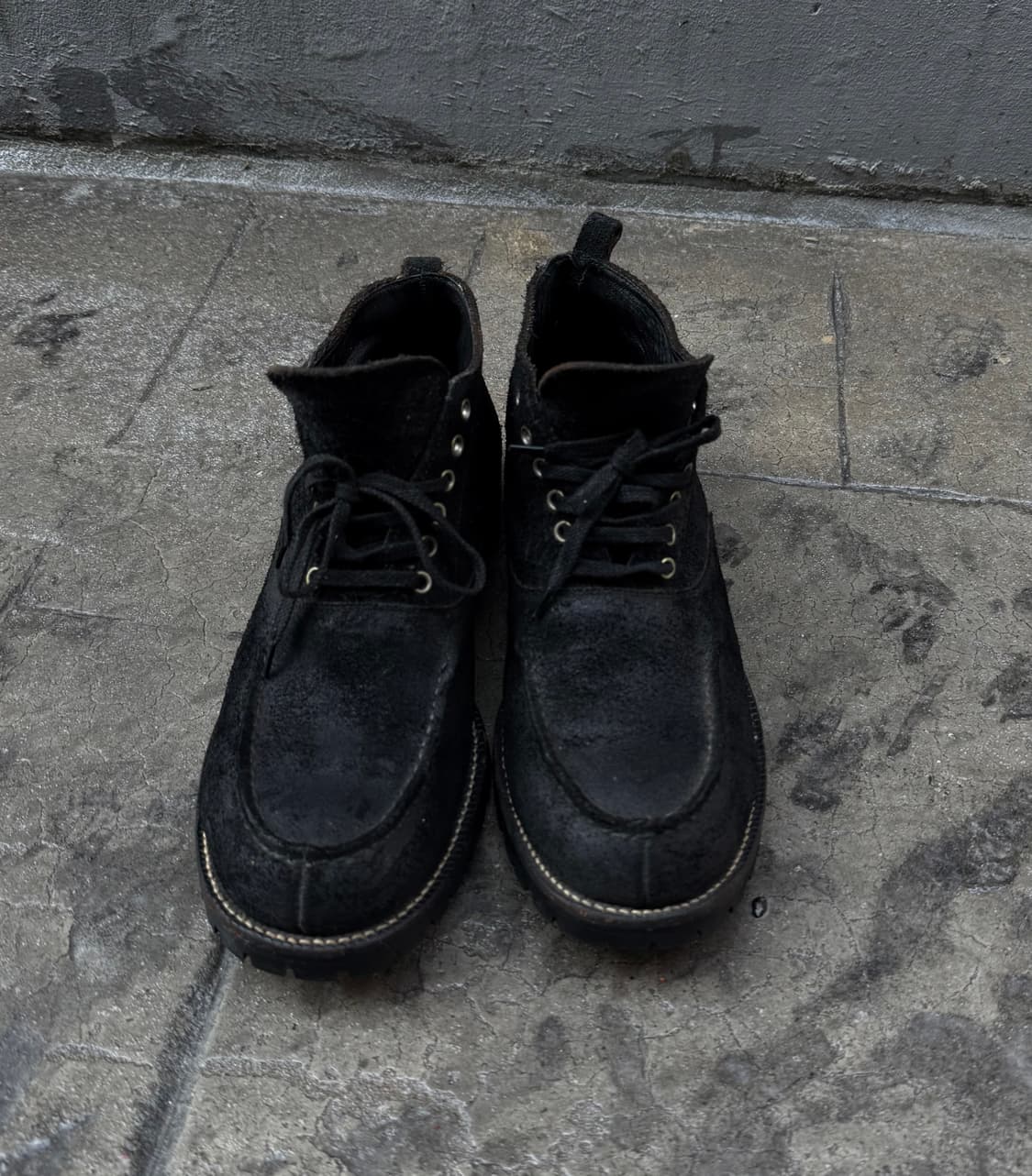 꼼데가르송 옴므 번아웃 빈티지 가공 6홀 부츠 상품이미지3