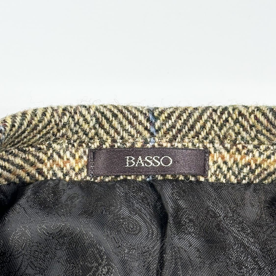 VTG 빈티지 오버핏 엘보우패치 헤링본 블레이져 여성L 상품이미지4