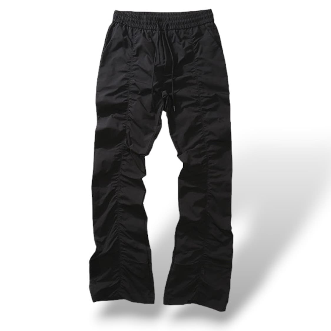 릭 스타일핏 나일론 셔링 곱창 주름핏 팬츠  상품이미지1