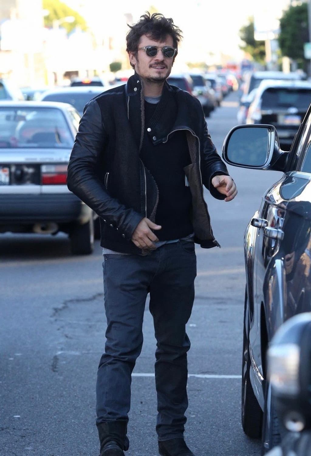 릭오웬스 12FW 레더 시어링 자켓 상품이미지2