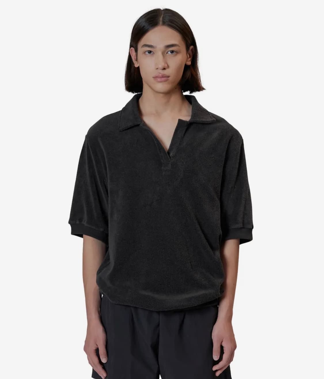 Brownyard 브라운야드 테리 폴로셔츠 차콜 4size 상품이미지3