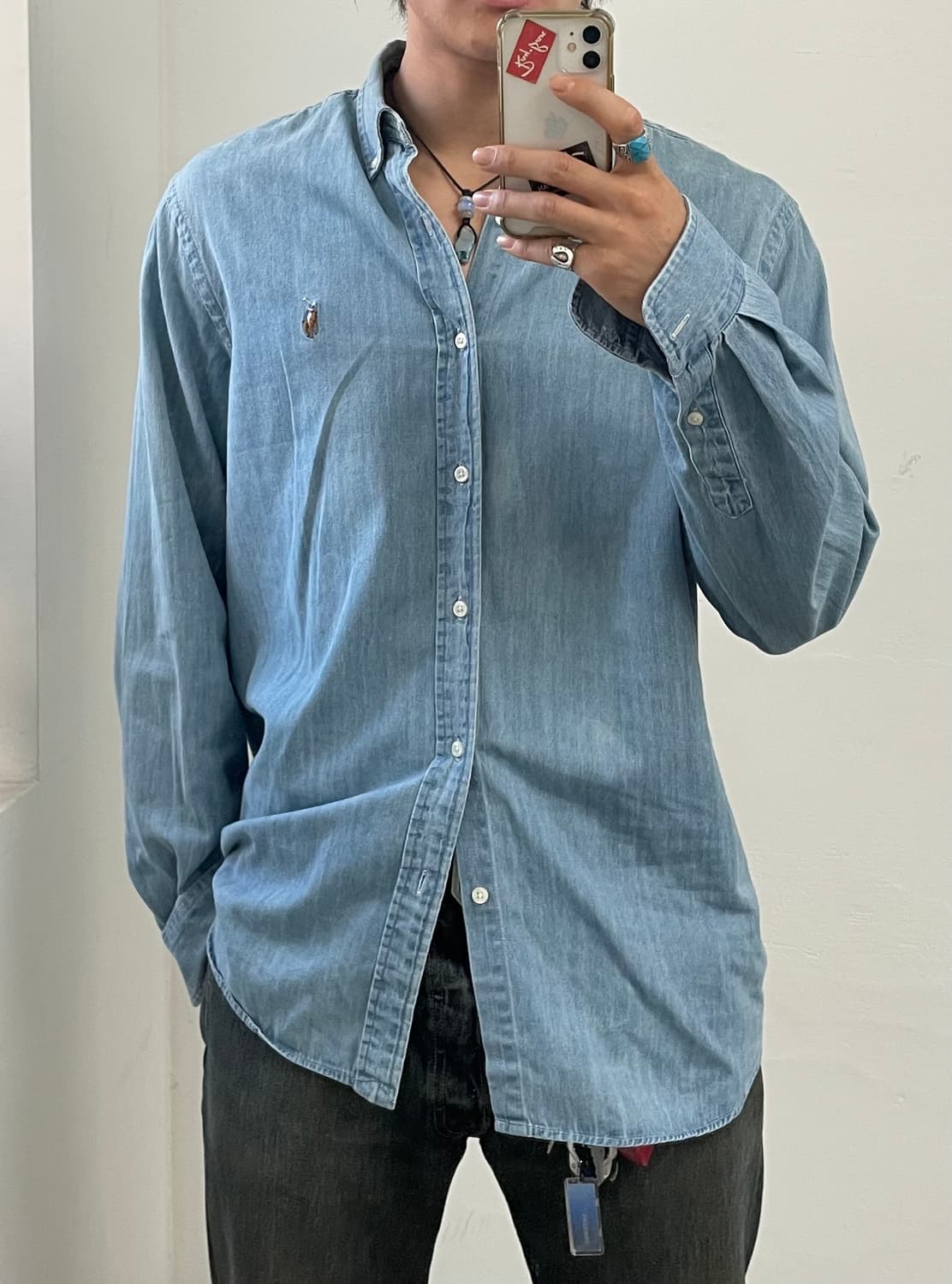 폴로 랄프로렌 데님셔츠 상품이미지1