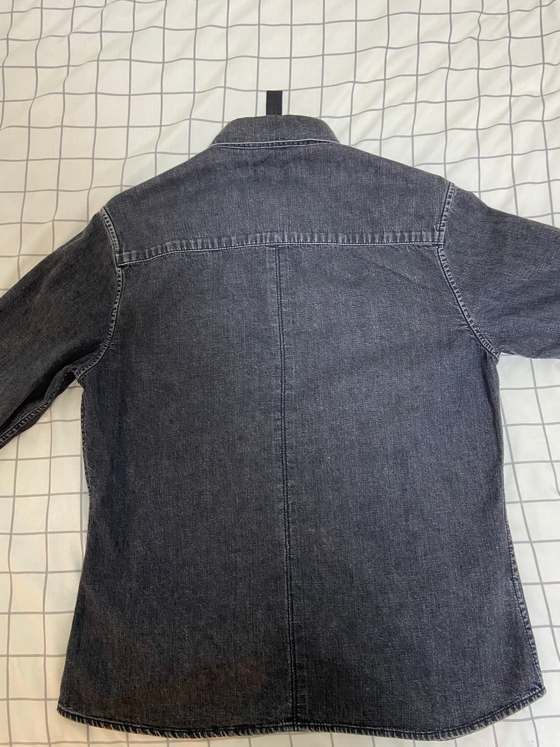크롬하츠 크로스 레더채치 데님셔츠 사이즈 m 상품이미지2