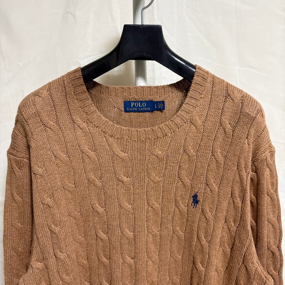 폴로 랄프로렌 케이블 니트 / 브라운, L 상품이미지2