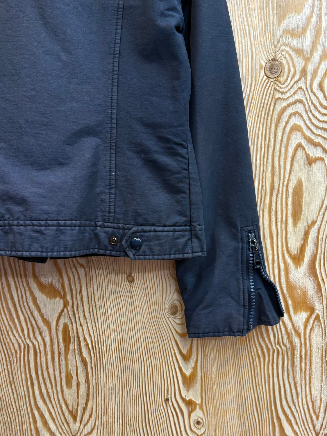 아페쎄 사선 집업 바이커 자켓 상품이미지4