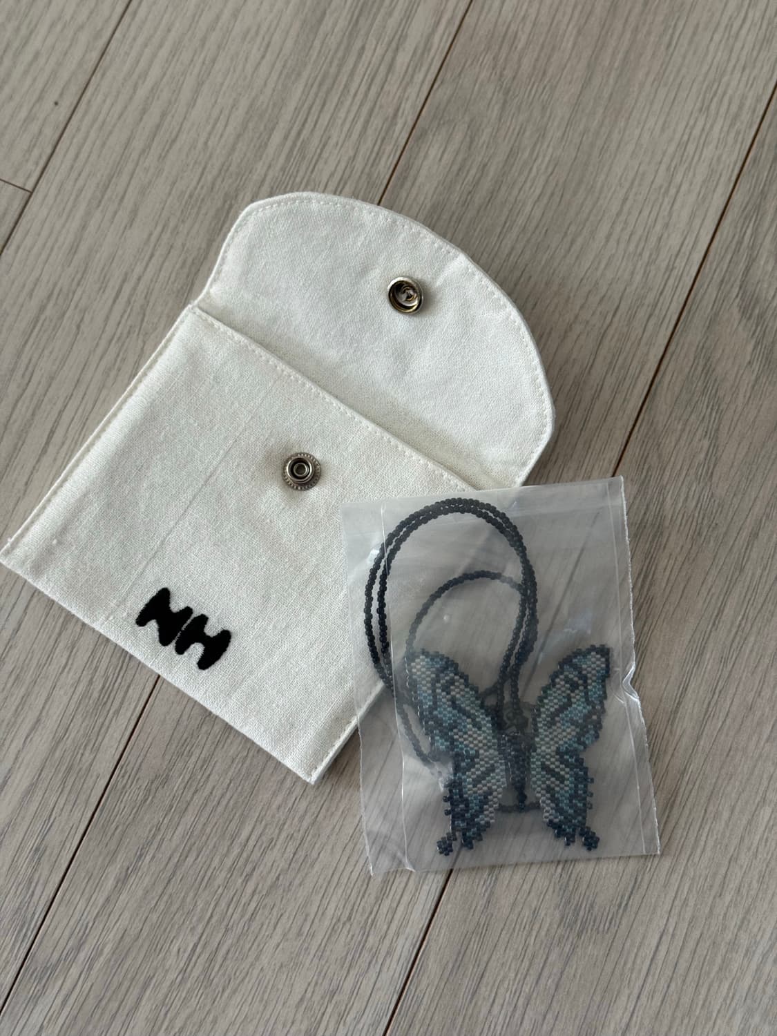 니히 나비 비즈 목걸이 상품이미지2