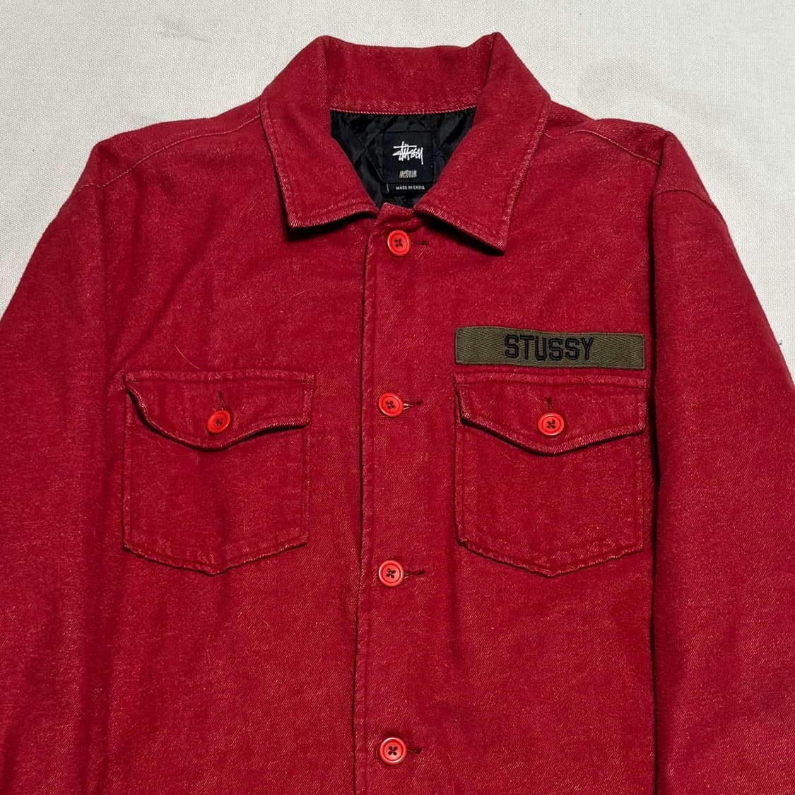 M 스투시 20주년 서플러스 인슐레이티드 셔츠 자켓 상품이미지1