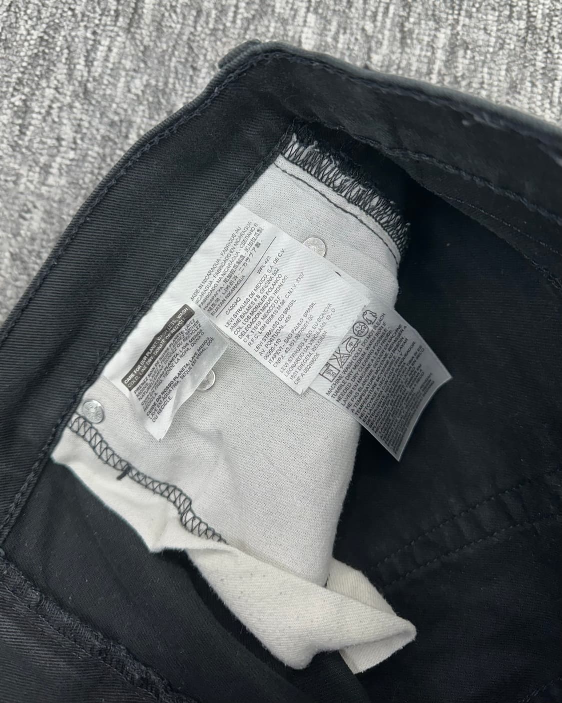 (허단39.5)리바이스 510 블랙-M1686 상품이미지6