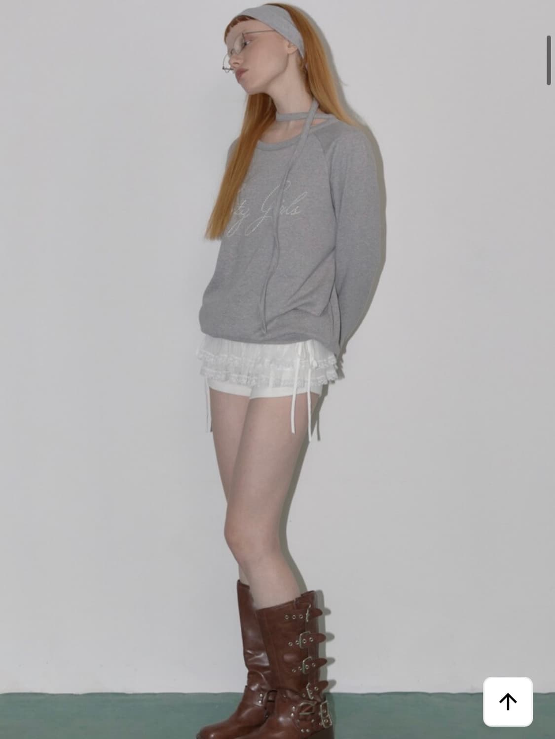 벤에시 City girls scarf sweatshirt 상품이미지2