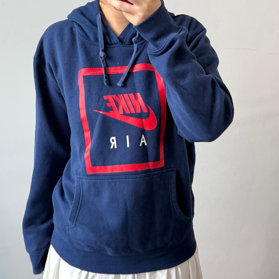 [XL] 나이키 블루 후드티 상품이미지2
