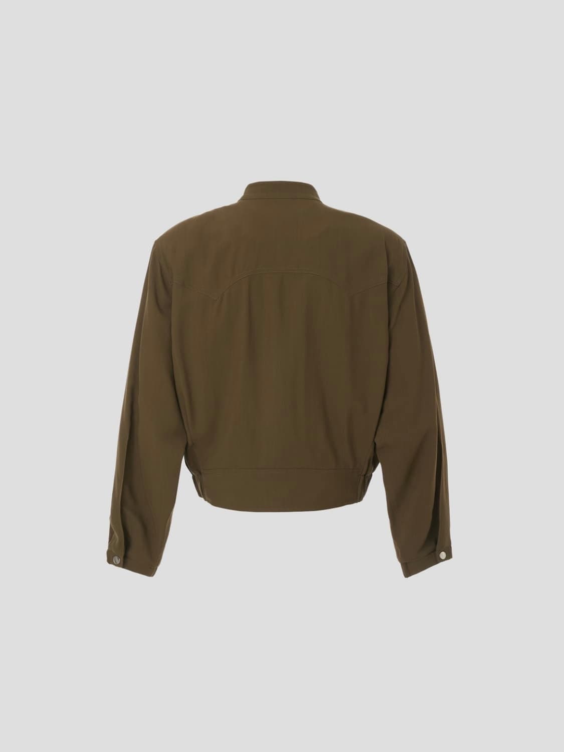 [M] 렉토 카소토 비스코스 보울링 점퍼 자켓 카키 브라운 상품이미지10