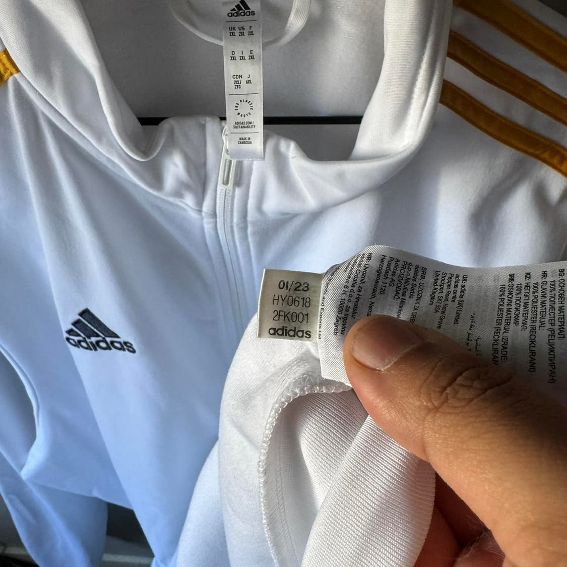 대장급 아디다스 레알 마드리드 DNA 트랙탑 져지 상품이미지4