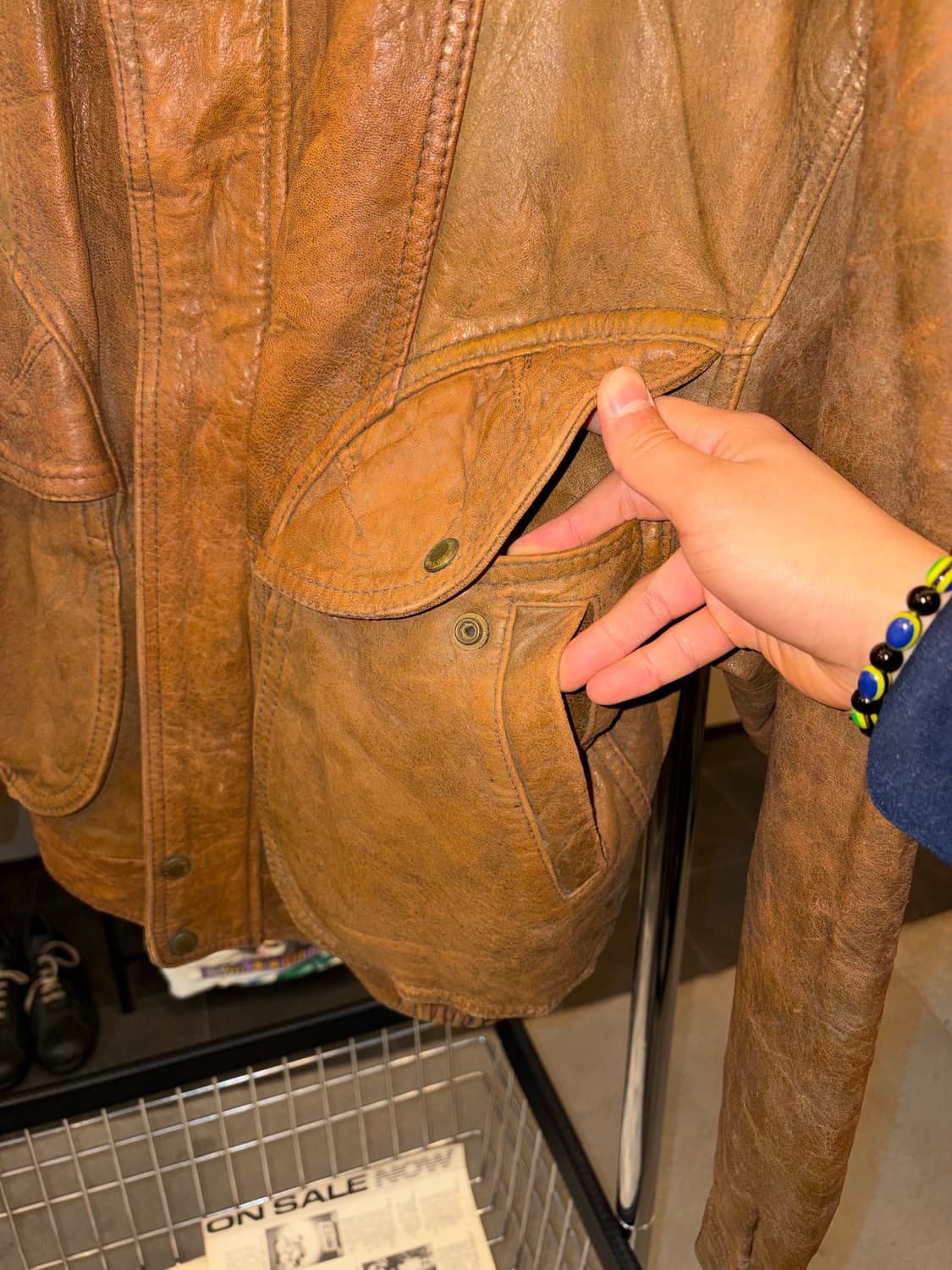 90’s D’ Homme A homme lambskin jacket 상품이미지6