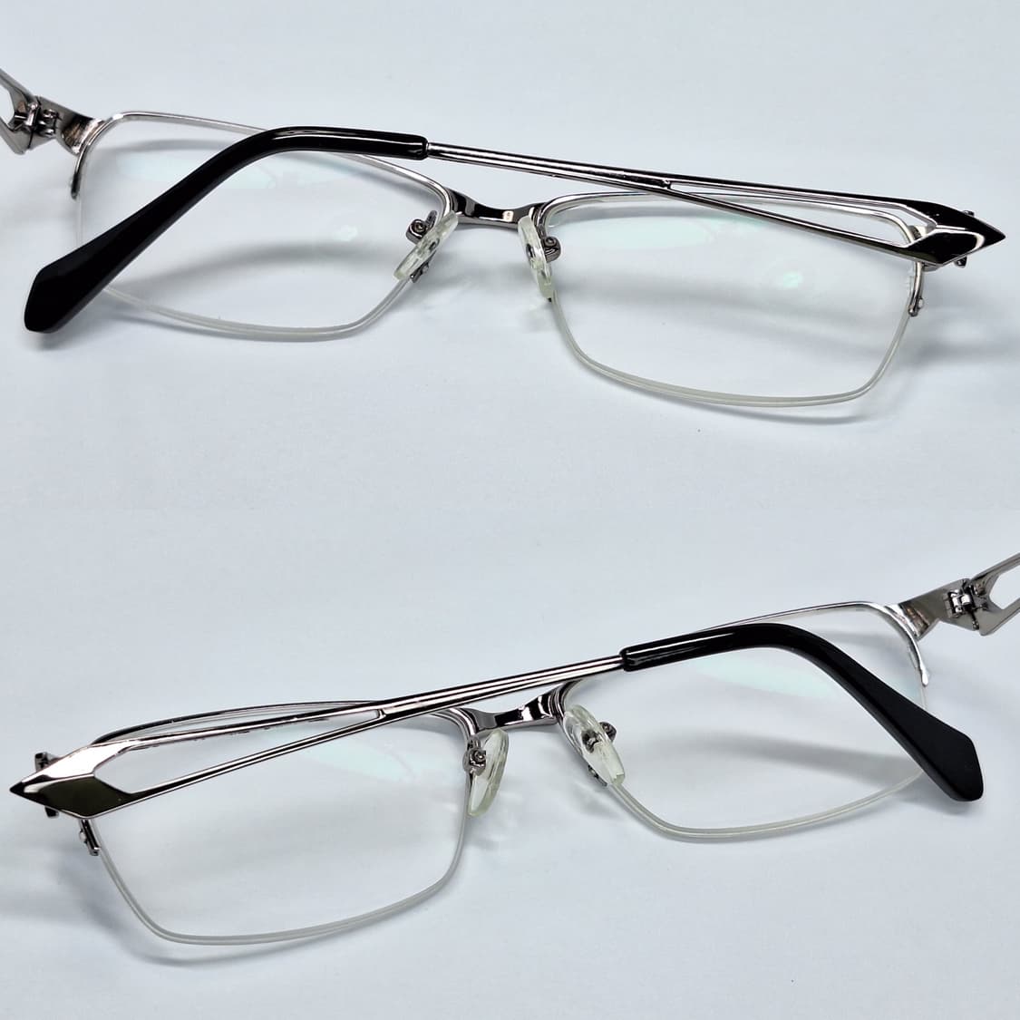 HO 09 반무테 안경테 55mm 일본 수입 비즈니스 y2k 스포티안경  상품이미지7