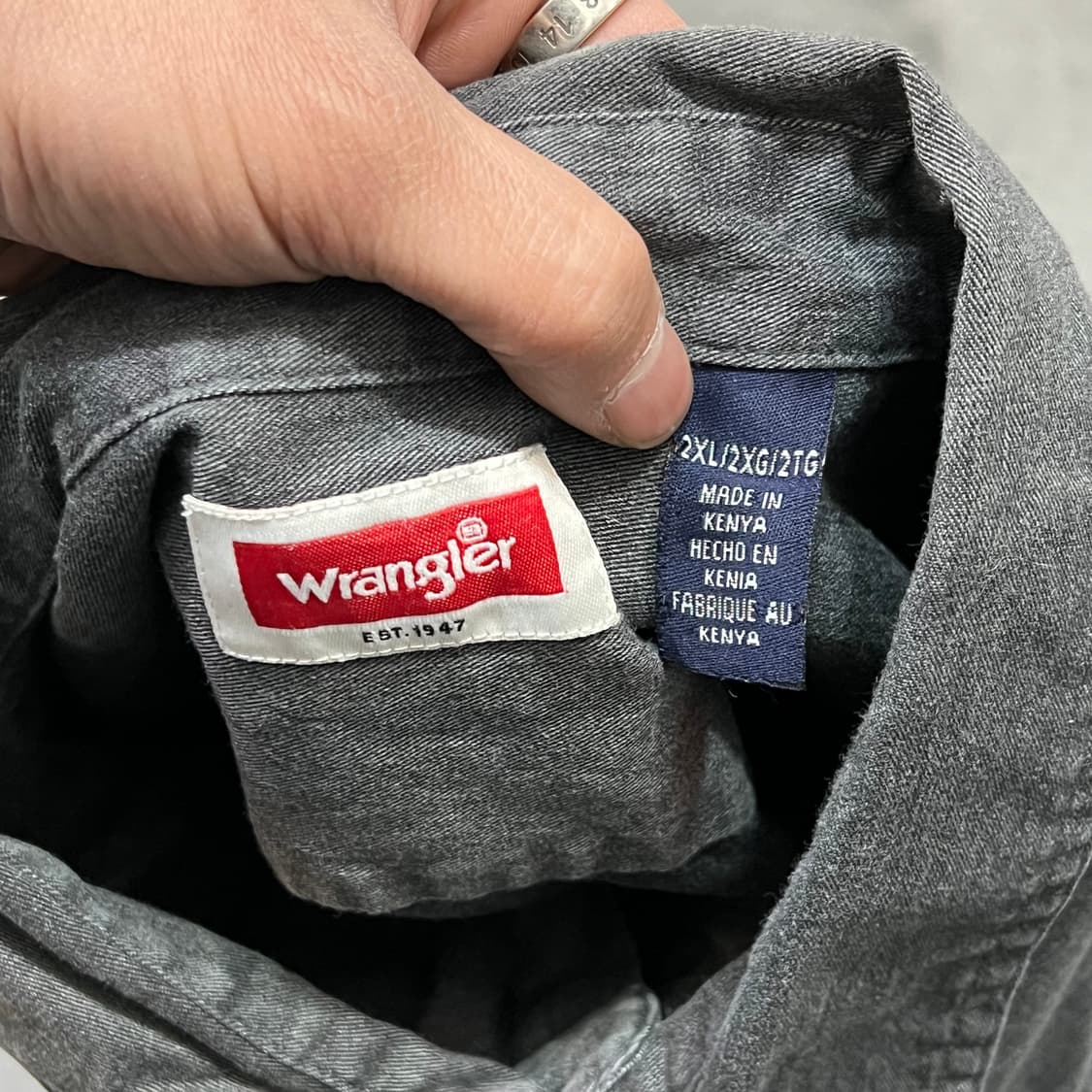  랭글러 워크 셔츠 y14967 상품이미지6