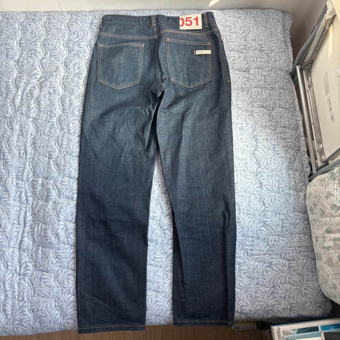 플랙 생지데님 051 raw 런업 콜라보 상품이미지4