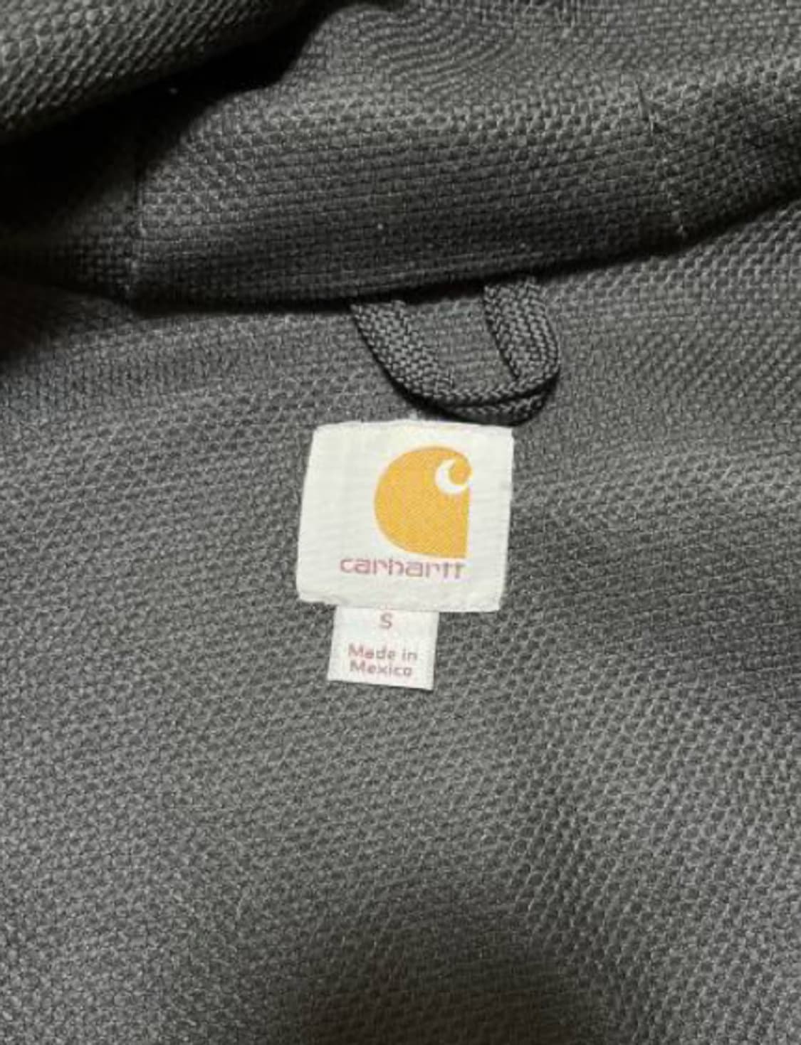 칼하트 써멀 레인디펜더 후드집업 올리브 그린 썬페이딩 상품이미지3