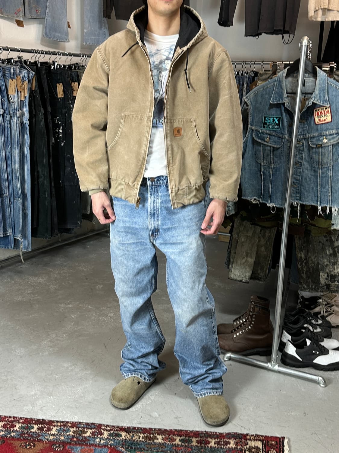 OG 칼하트 J130 액티브 자켓 칼하트 FRB 후드 자켓 상품이미지2