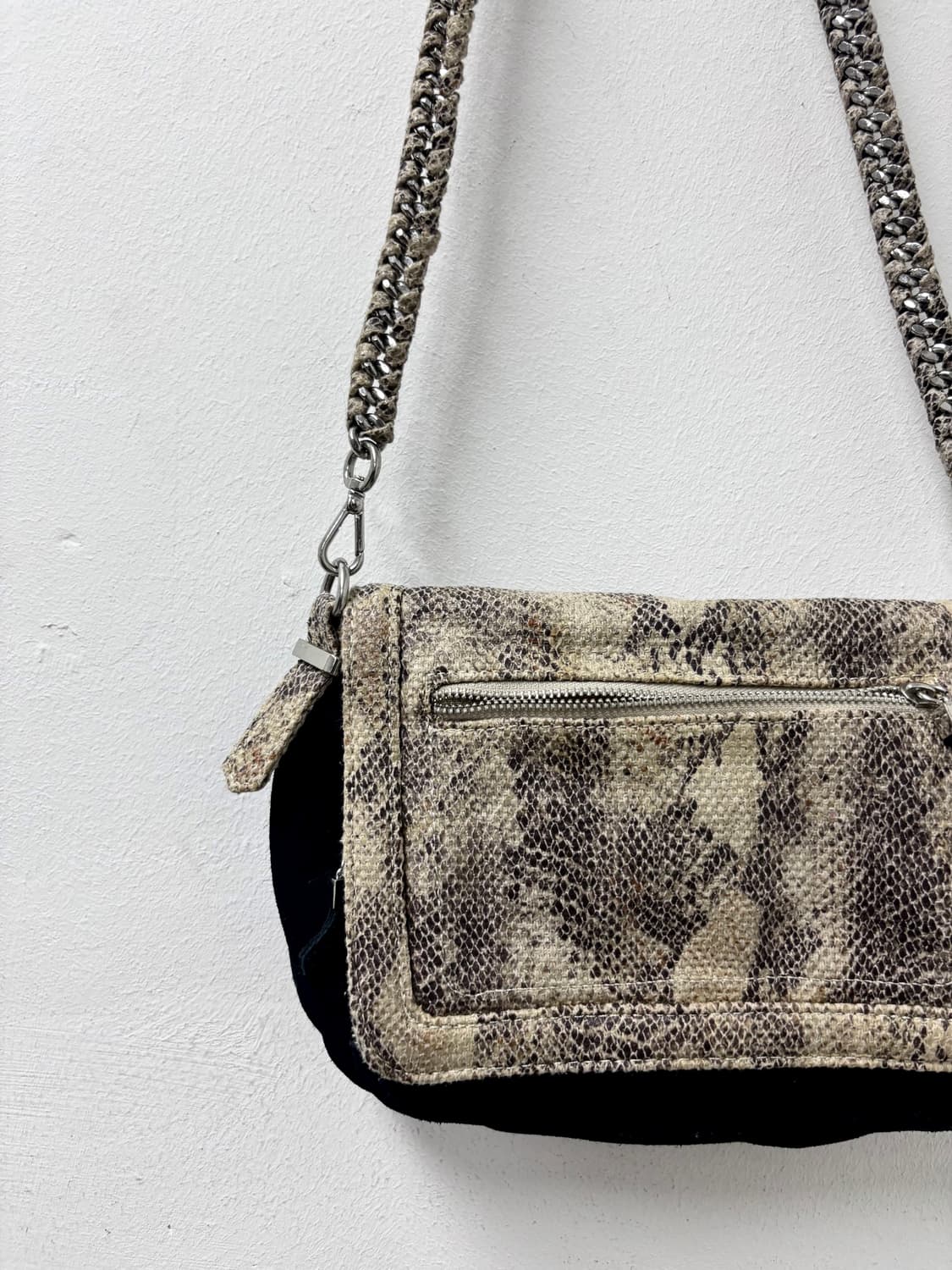 “Vintage” Python Pattern Chain Bag 상품이미지5
