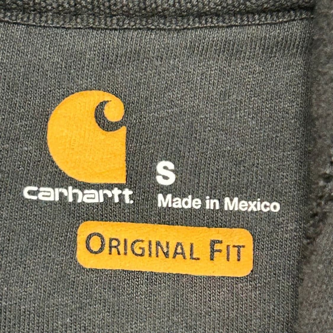 칼하트 루즈핏 미드웨이트 후드집업 블랙 S 상품이미지5