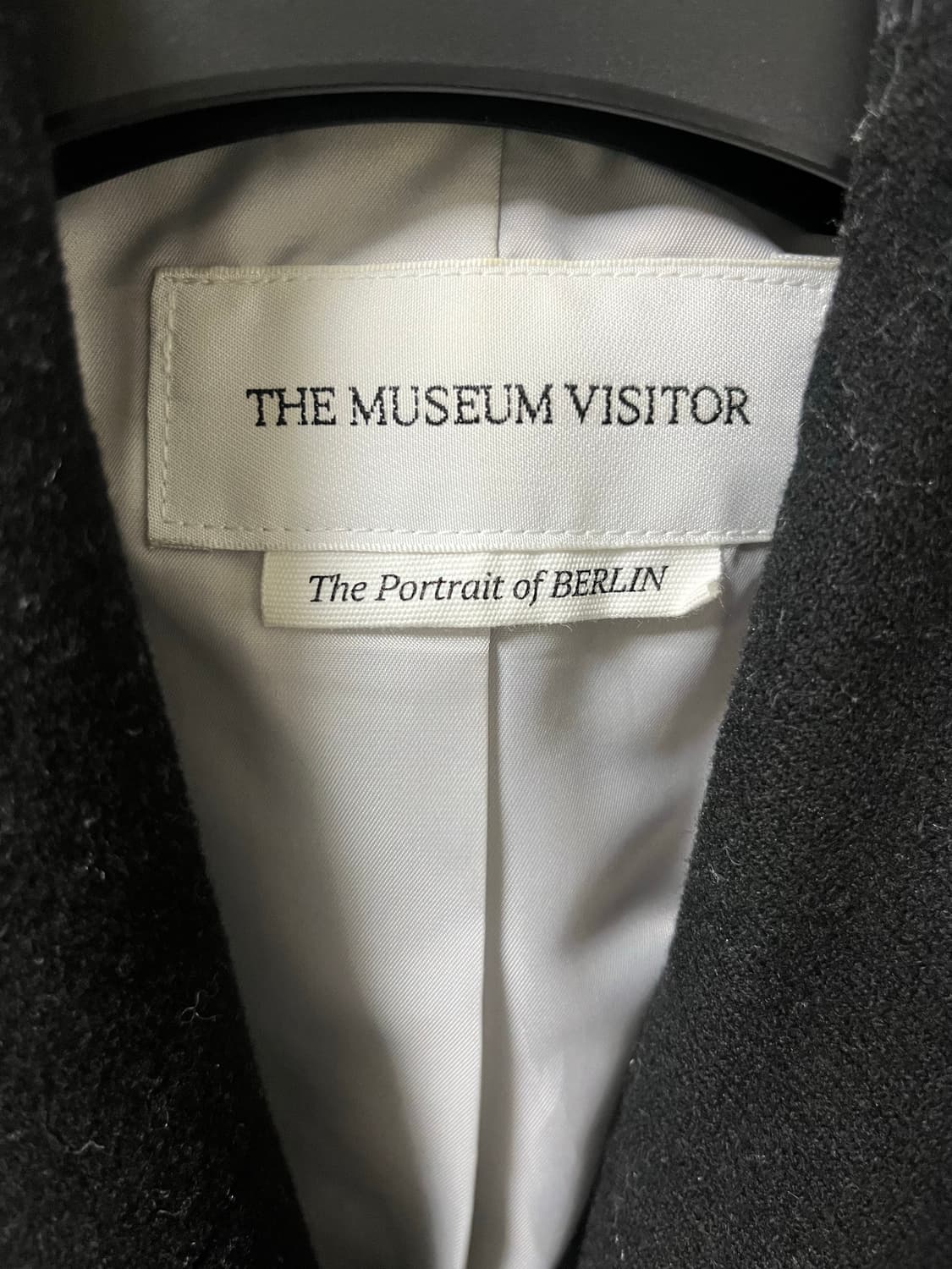 더뮤지엄비지터 울 코트 상품이미지5