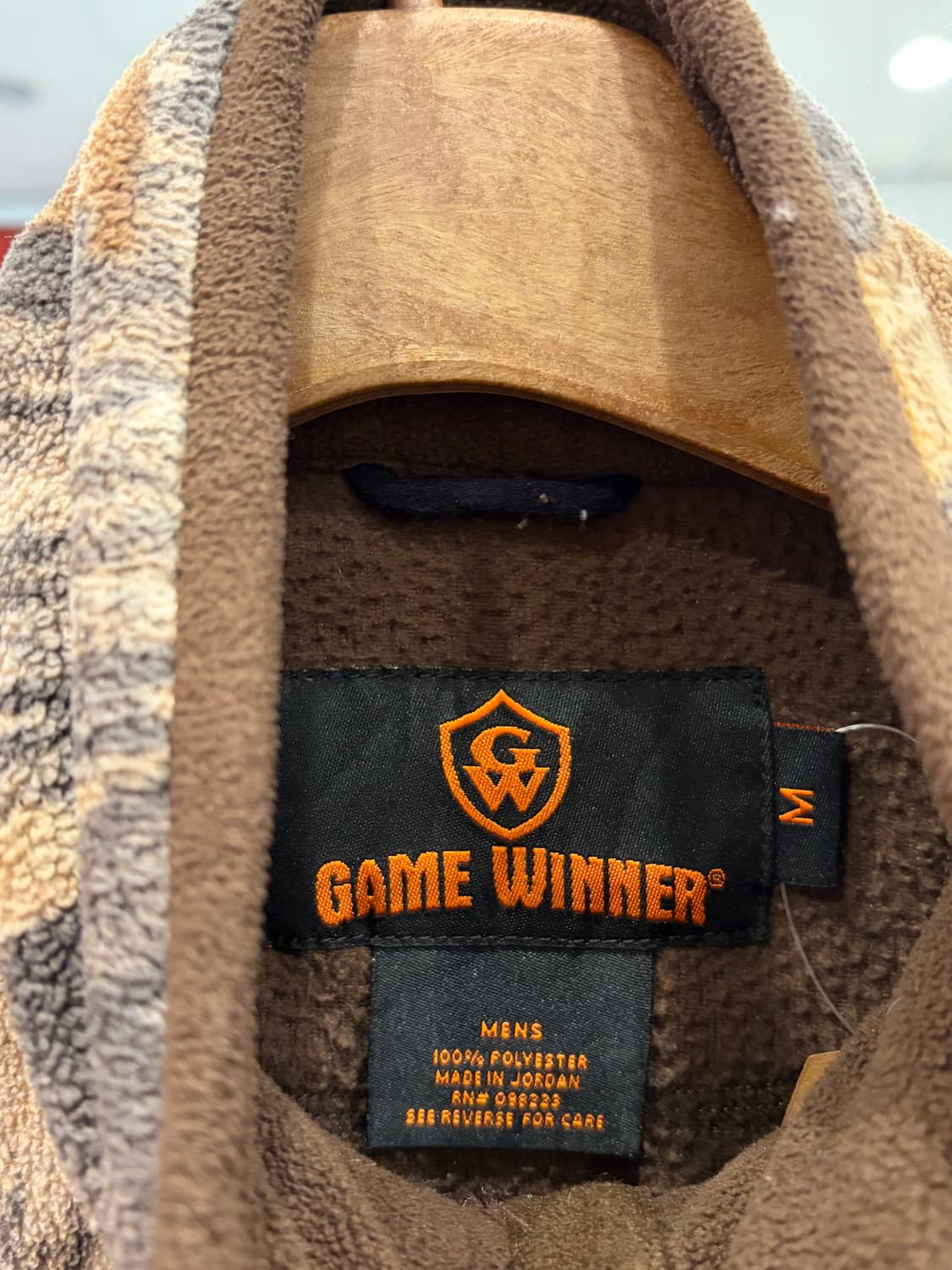 Game Winner 빈티지 리얼트리 하프넥 쿼터 집업 플리스 상품이미지6