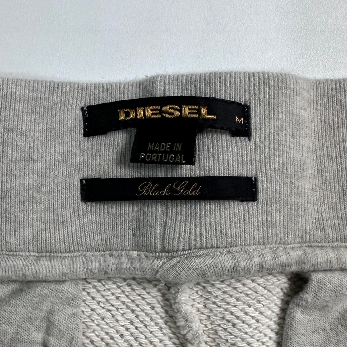 디젤 사이드 시스루디테일 스웻 팬츠 상품이미지6