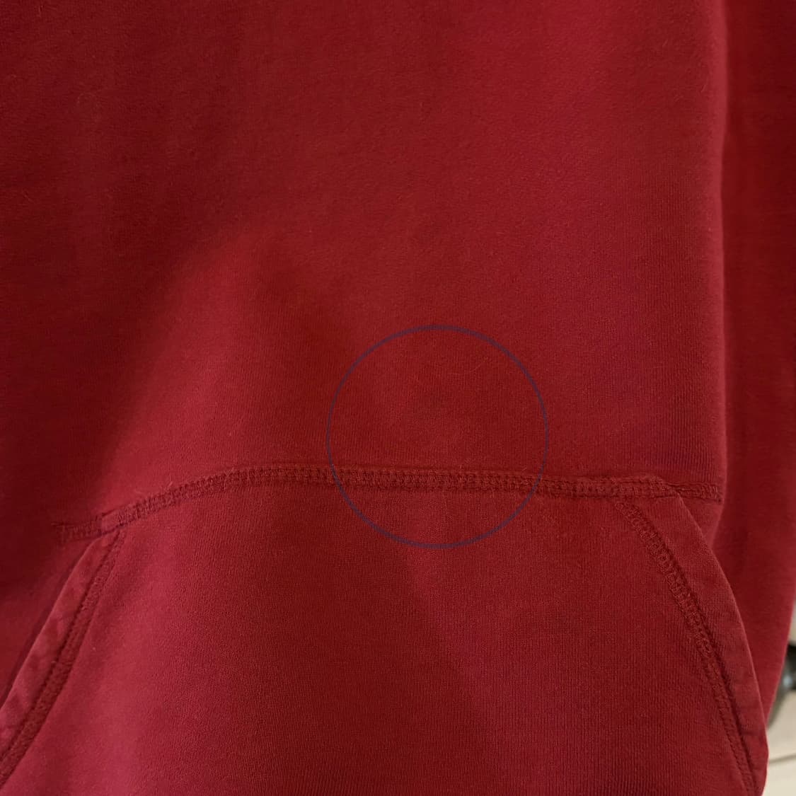 나이키 스우시 후드 버건디 상품이미지5