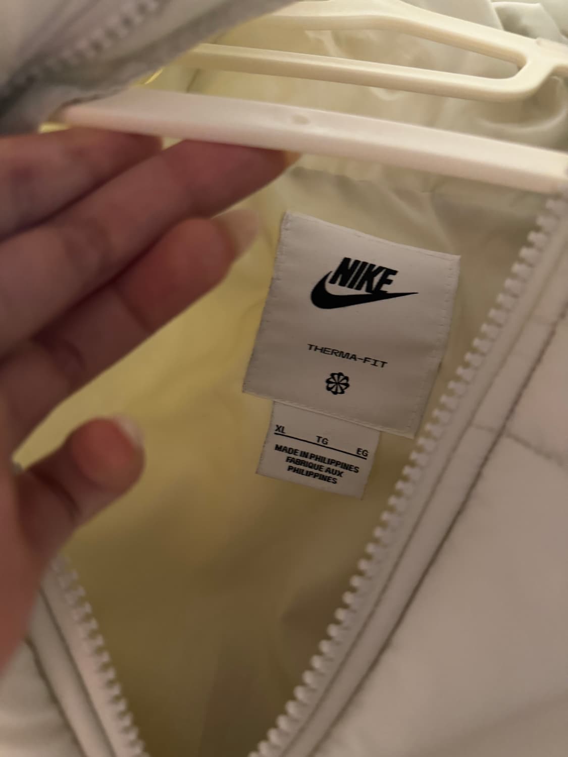 나이키 패딩 아이보리색 상품이미지10