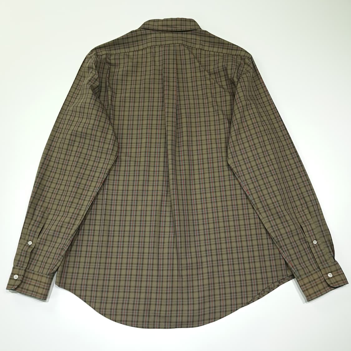 CL957 XL 폴로 00s 커스텀핏 올리브그린 클래식체크 셔츠 상품이미지7