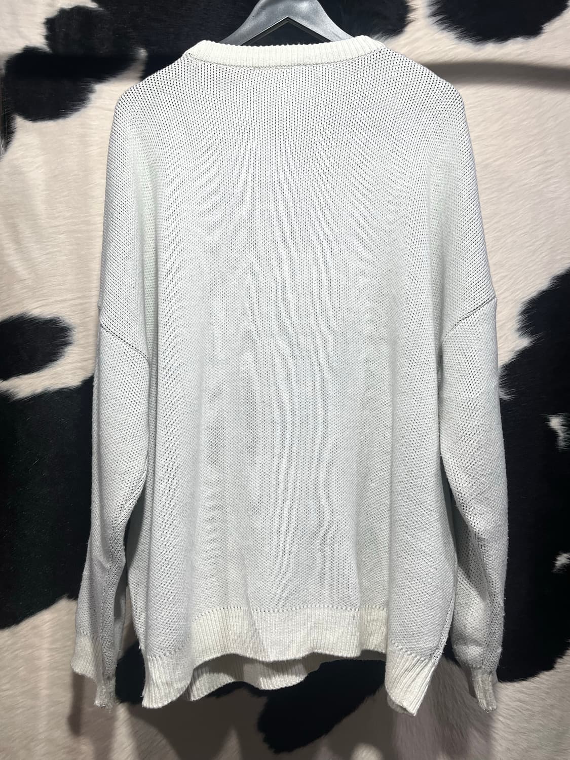 OY 곰인형 프린팅 니트 상품이미지5