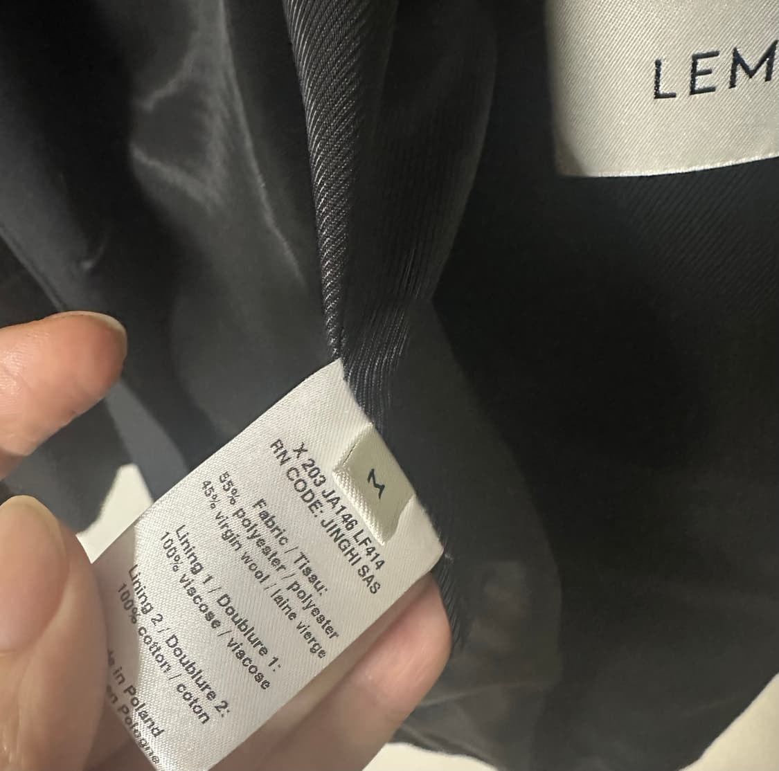 르메르 더블 자켓 (벨티드 포함) M사이즈 상품이미지6