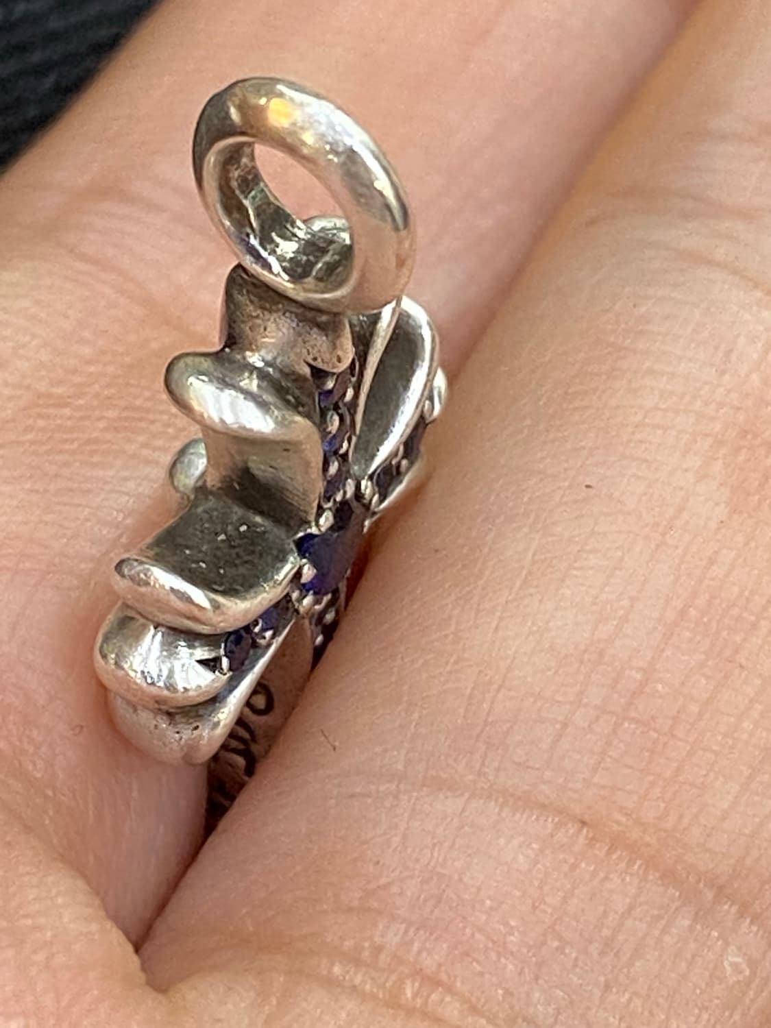 크롬하츠 타이니 사파이어 파베 펜던트 상품이미지5