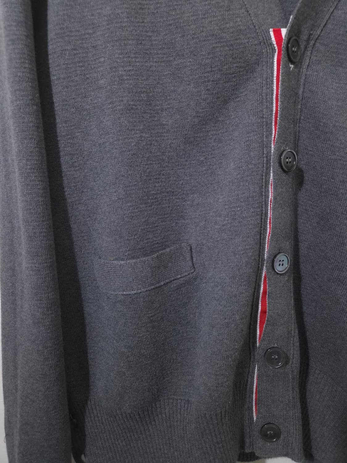 [새상품급, 2Size] 톰브라운 밀라노스티치 가디건 Gray 상품이미지5
