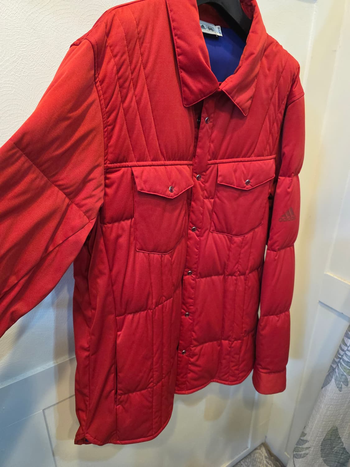 아디다스 레드 퀼팅 자켓 (XO) 상품이미지3