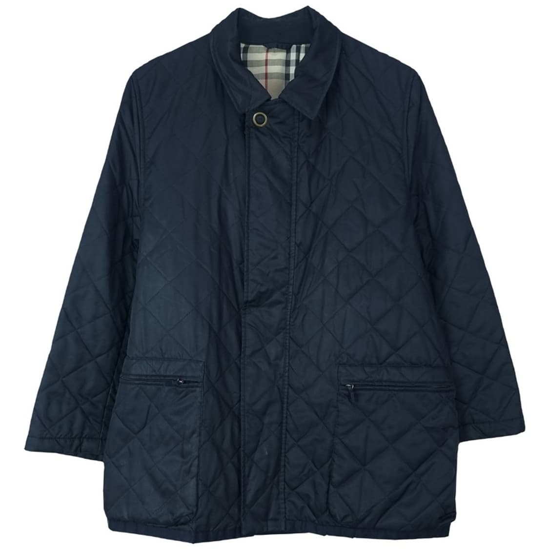 [버버리] 빈티지 퀄티드 퀄팅 자켓 네이비 P01341 상품이미지2