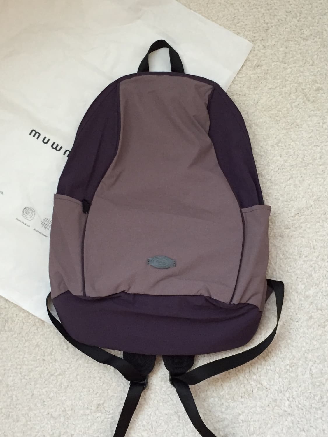 muwm 무음 백팩 퍼플 판매합니다! 상품이미지1