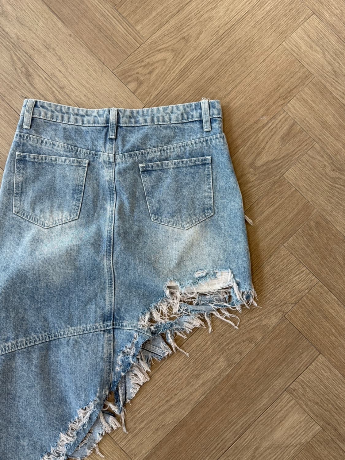 reworked denim skirt 상품이미지10